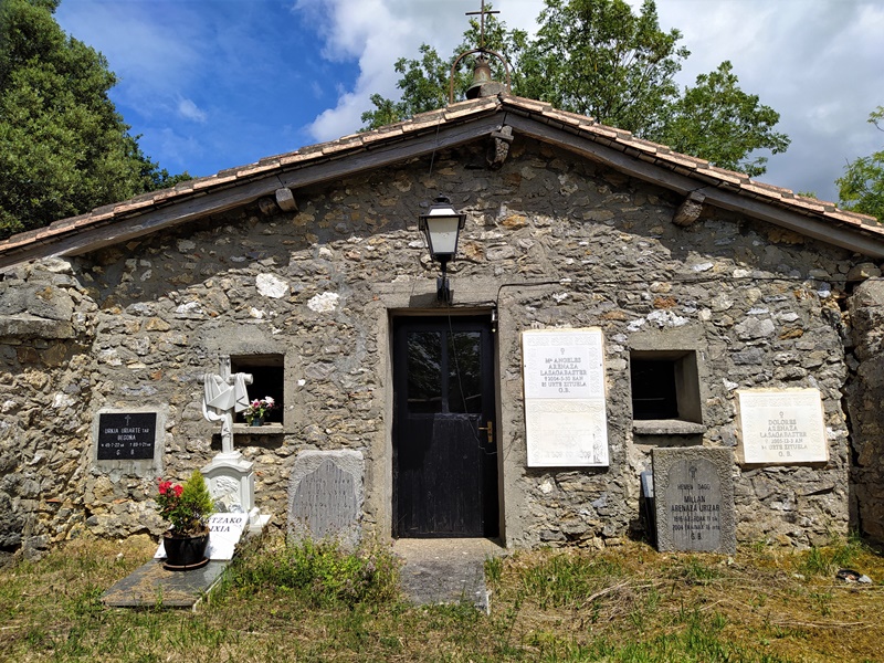 San Bixente Ermita Areantzako Hilerrian