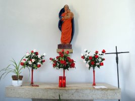 Virgen del Portegado ermita Funes inguruan