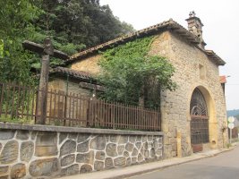 Kurutze Santu ermita Aldebarrena auzoan, Mañaria