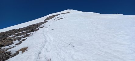 Tebarray (2886m) azken metroak