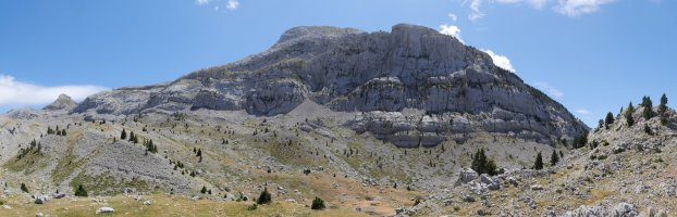 Ukerdi mendiaren iparraldeko isurialdeko malkarrak