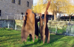 Eskultura, Langraiz Oka-Iruña Oka