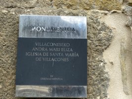 Villaconeseco Andra Mari Eliza. Añana (Gesaltza Añana)