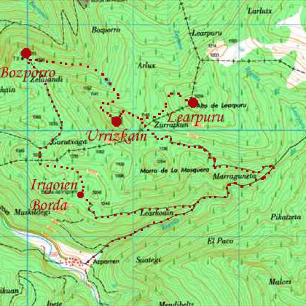 MAPA: Urrizkain-Learpuru