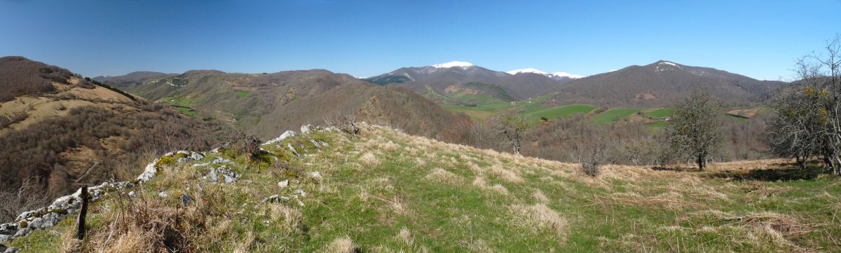 Panorama Berabezko gailurretik