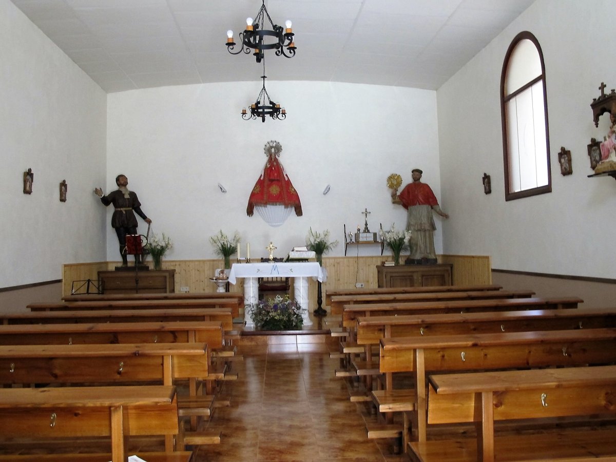 Virgen del Campo ermita, Esprontzeda