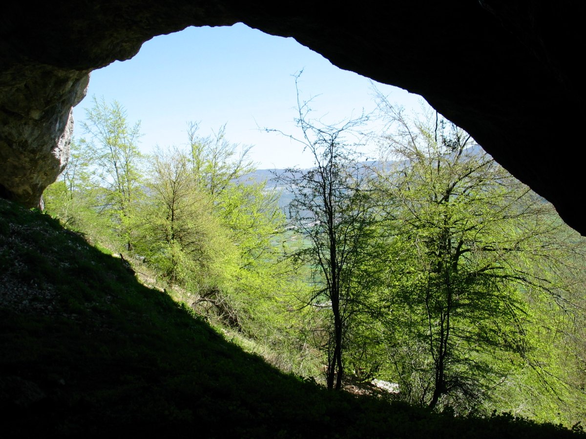 Kobazuloa, iparraldeko hormaren oinean