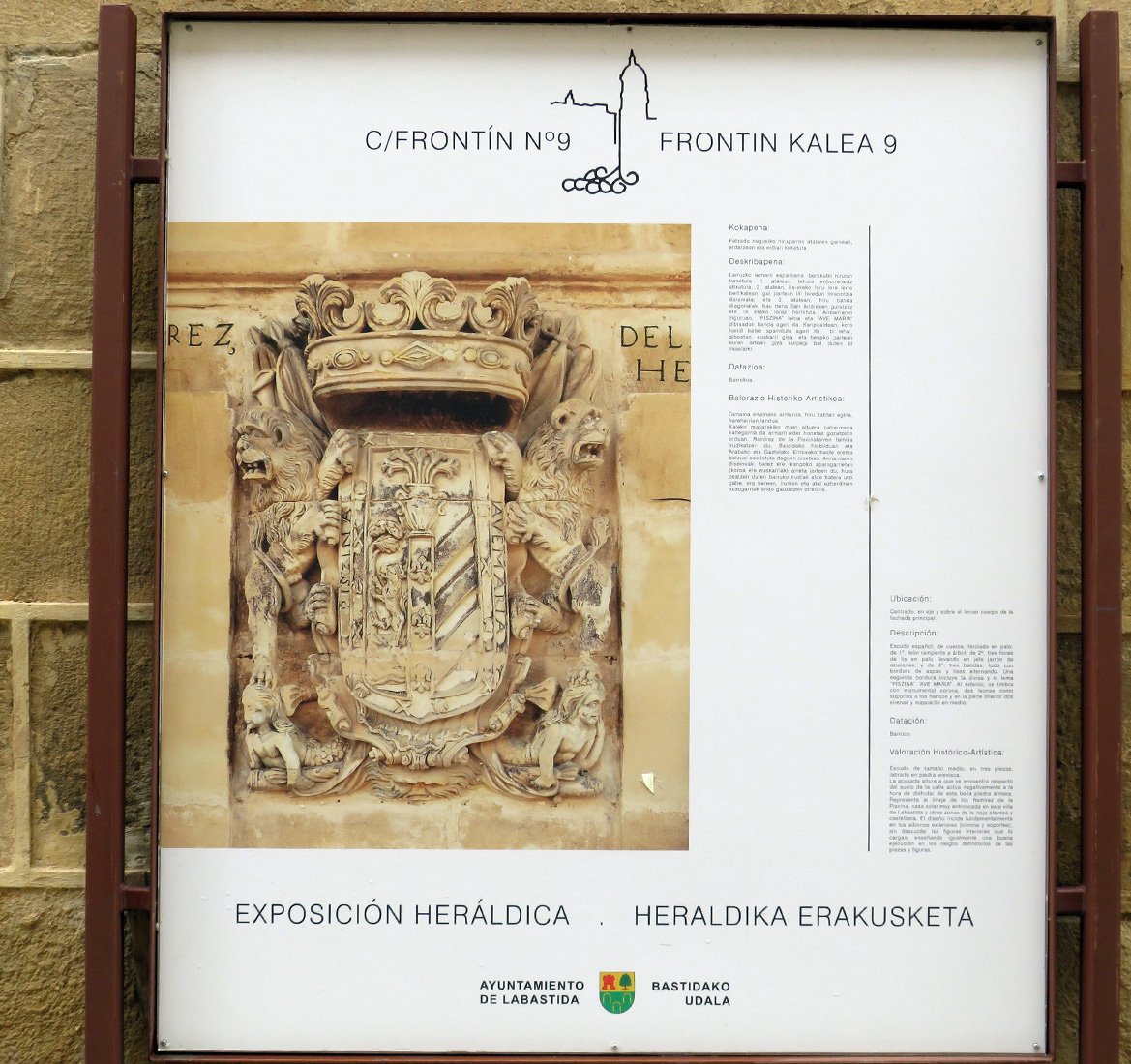 Etxea (El Frontin Kalea 9), Bastida