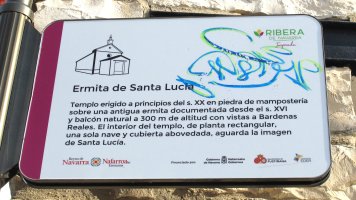 Santa Lucia ermita, Fustiñana