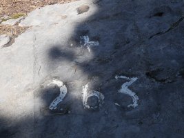 263. mugarria, San Martin harritik gertu