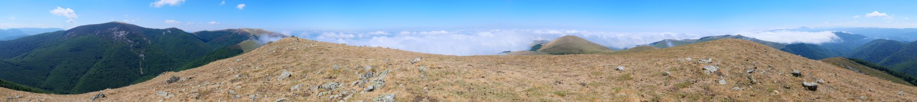 Panoramika osoa Txangoa tontorretik
