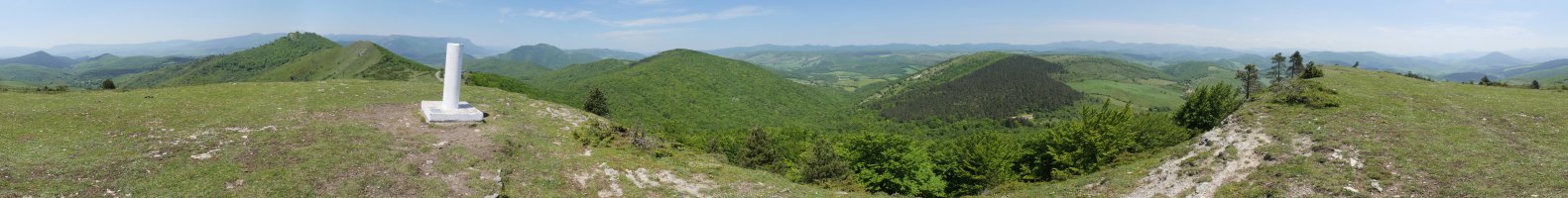 Mintxegi gaineko panoramika osoa