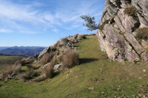 Alkurrutz, Zureta aldeko igoerako pasarte bat