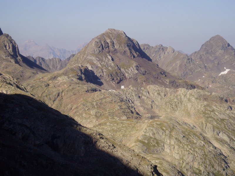 Pico de Campoplano ipar-mendebaldetik ikusita