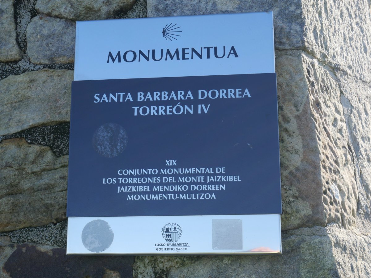 Santa Barbara dorrea, Jaizkibel