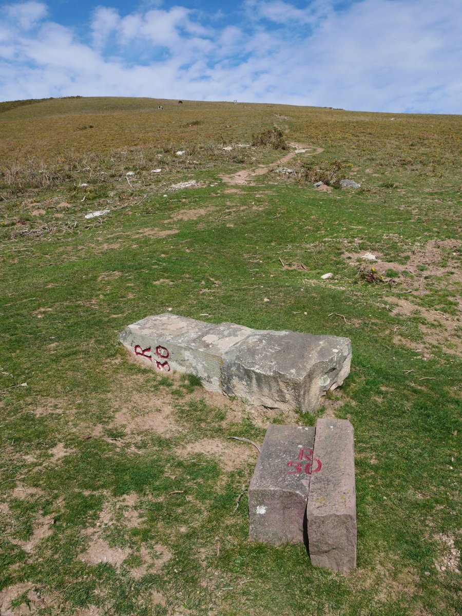 30. mugarria Larrunen