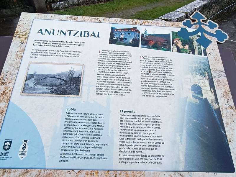 Anuntzibai Zubia. Laudio (Areta)