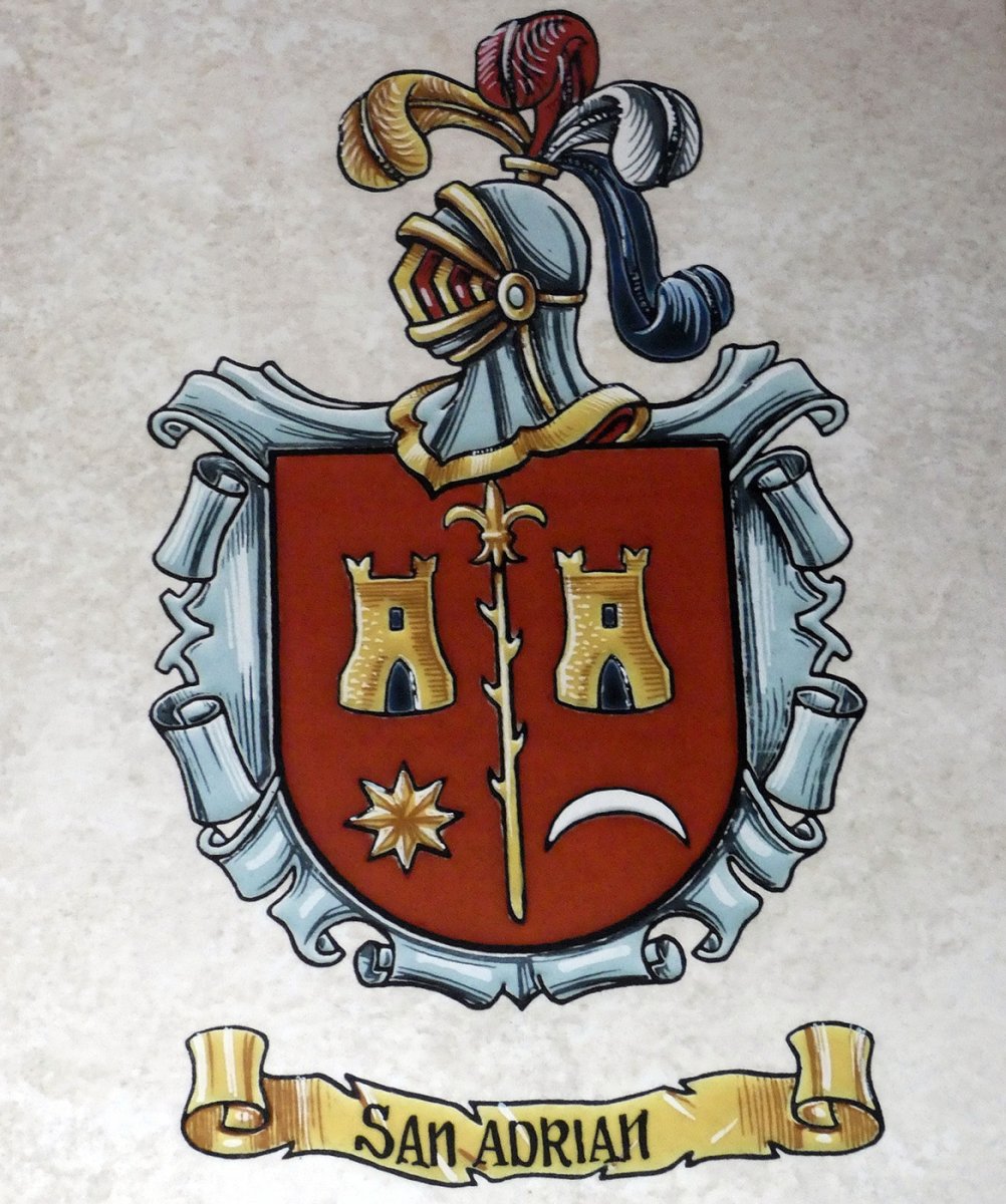 Herriko armarria udaletxean, San Adrian