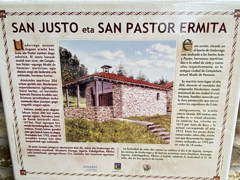 San Justo eta San Pastor Ermita. Zeberrio (Undurraga)
