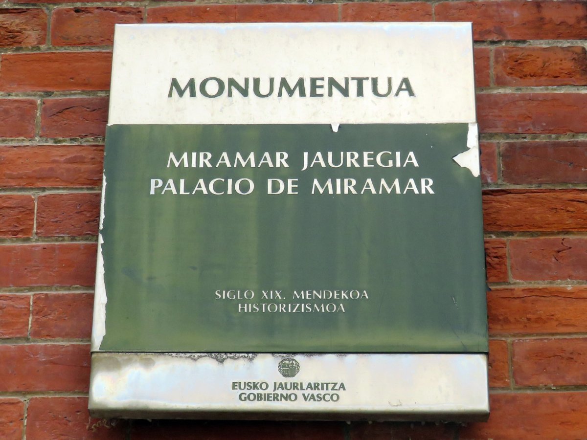 Miramar jauregia, Donostia