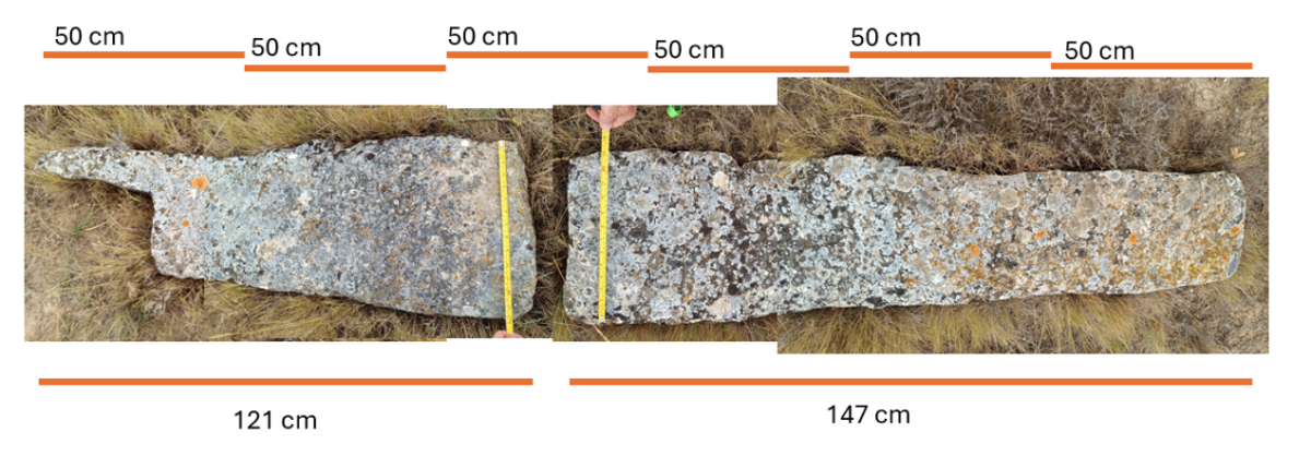 MONOLITO DE PIEDRAFITA; FOTOMONTAJE