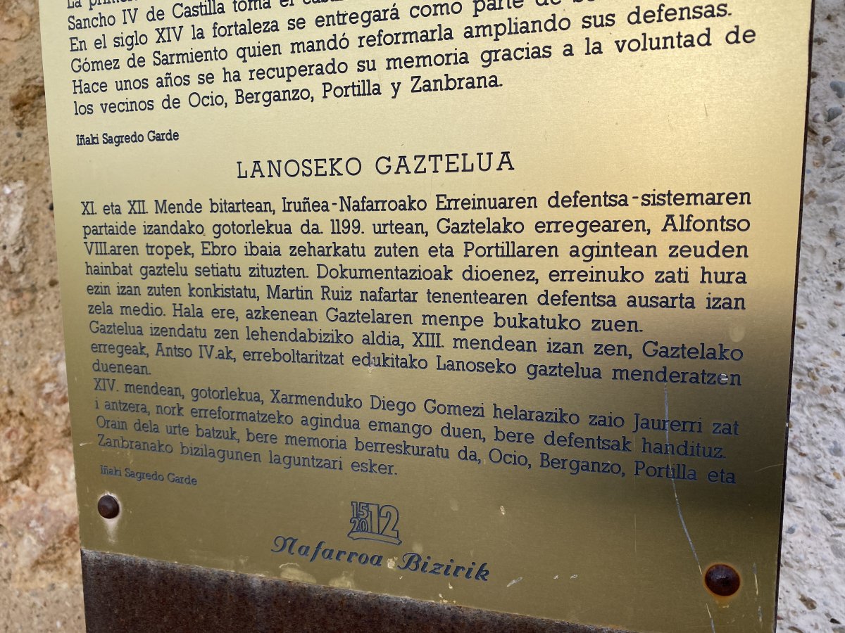 Ocio Gaztelua. Zanbrana (Ozio)