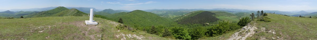 Mintxegi gaineko panoramika osoa