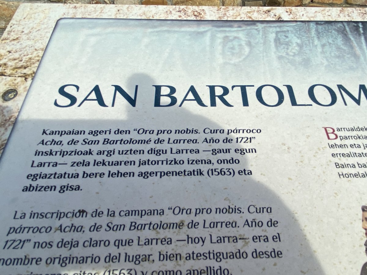 San Bartolome Ermita. Laudio (Larrea)