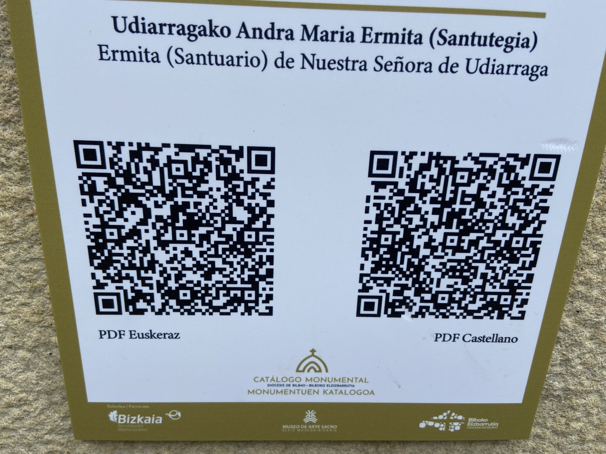 Udiarragako Andra Maria Ermita (Santutegia). Ugao