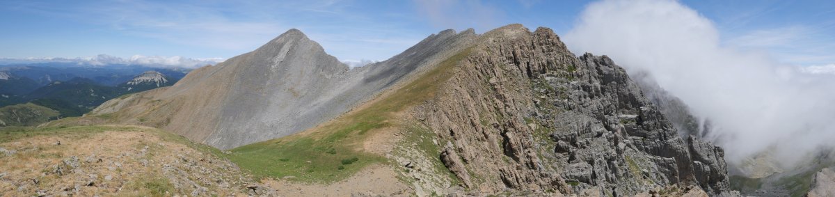 Chinebral de Gamueta eta Foya de Gamueta, Gorreta de los Gabachos Iparretik ikusita