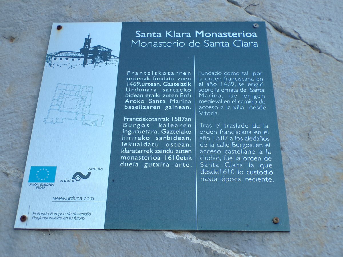 Santa Clara Monastegia. Urduña