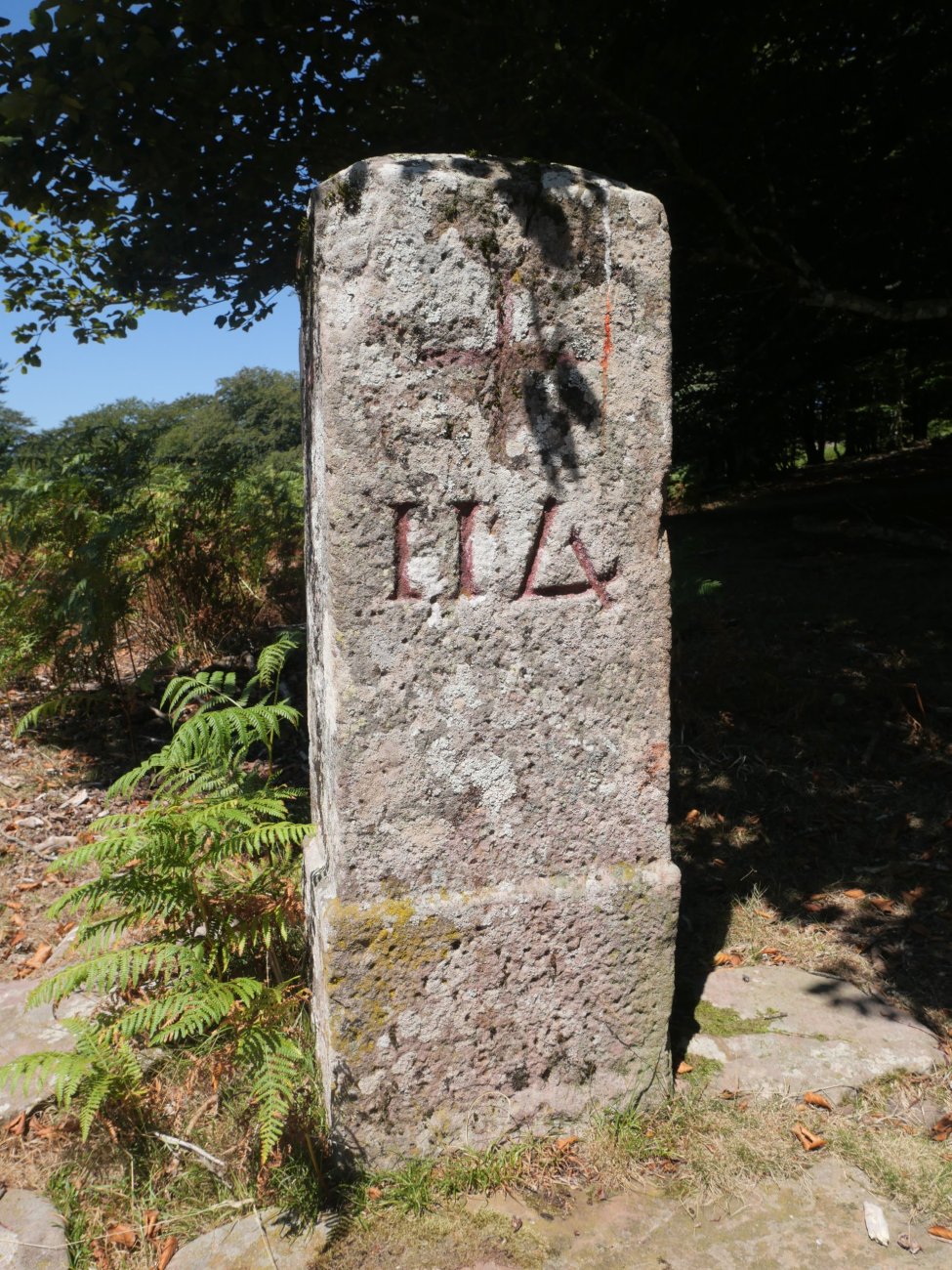 114. mugarria Pagozelaiko lepoan