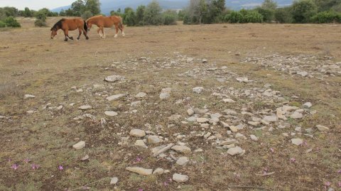 Peña Eskolunbe tumulu 3, Badaia mendikatea